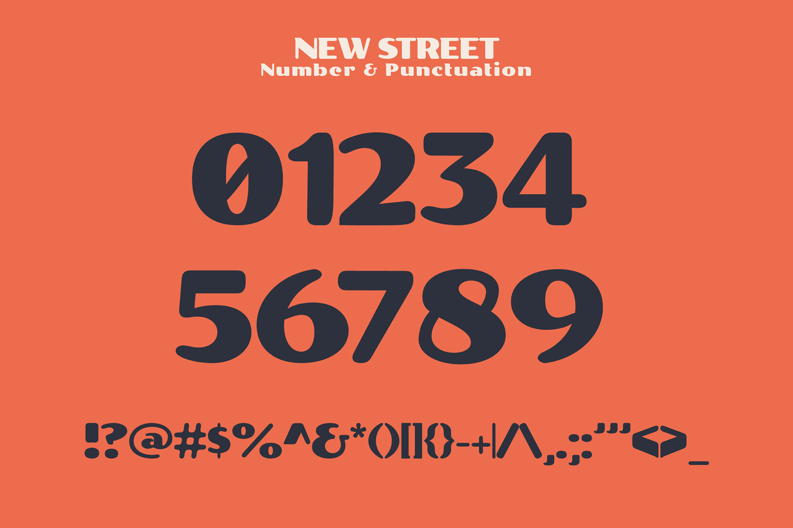 New Street - Bold Display Typeface New Street - Bold Display Typeface
