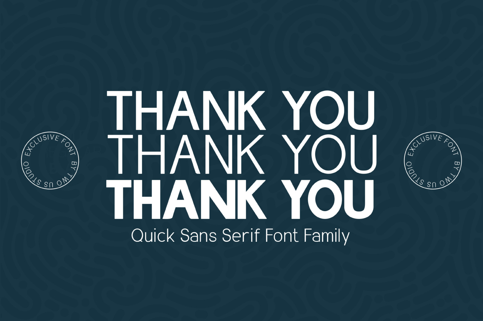 Quick - Simple Sans Serif Family Font Quick - Simple Sans Serif Family Font