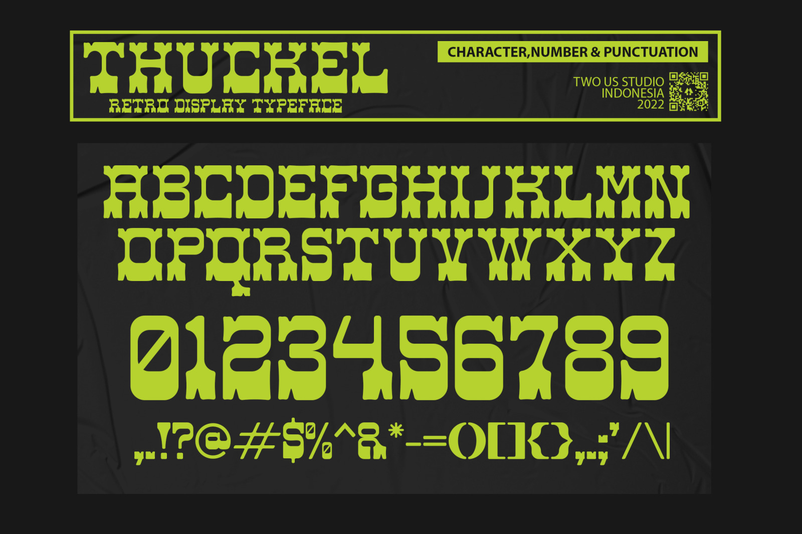 Thuckel - Retro Display Typeface Thuckel - Retro Display Typeface
