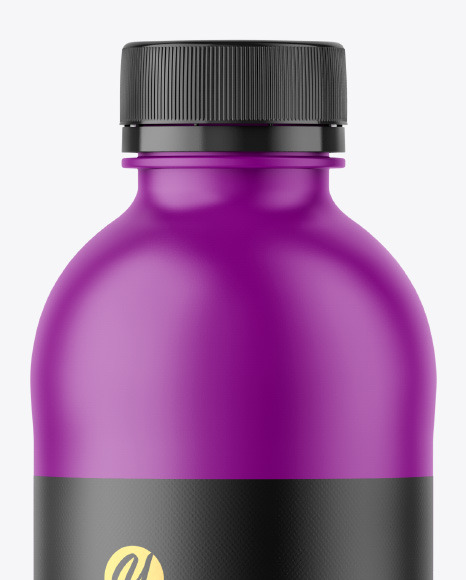 Matte Plastic Bottle Mockup