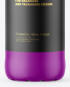 Matte Plastic Bottle Mockup