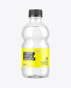 Clear Plastic Bottle w/ Water Mockup