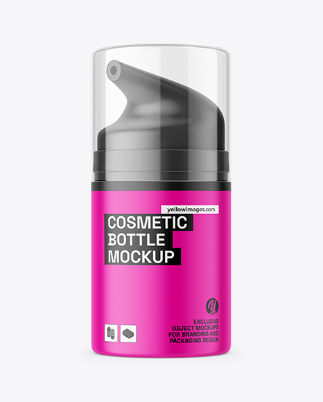 Airless Matte Bottle Mockup - Airless+Mockups+Smarty+Mockups