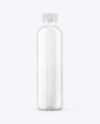 Clear Plastic Bottle Mockup