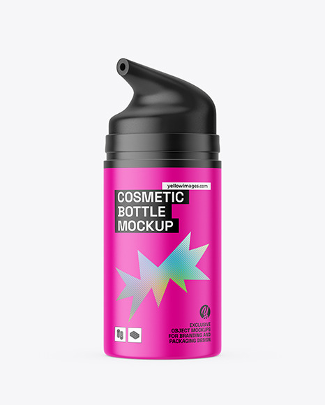 Airless Matte Bottle Mockup Airless Matte Bottle Mockup