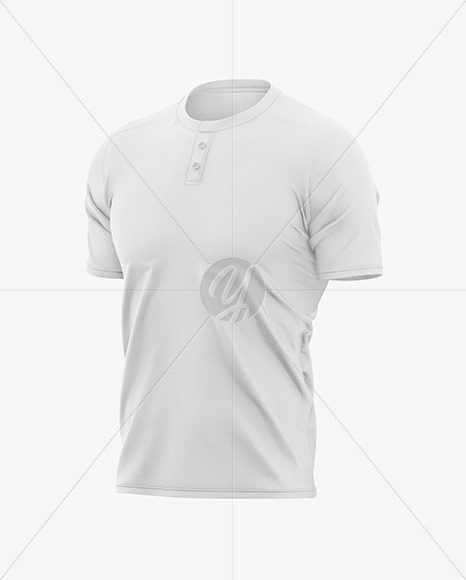 Men's T-Shirt Mockup - Half Side View