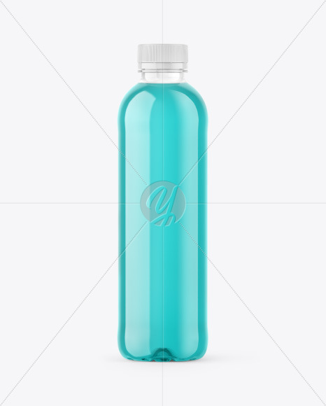 Clear Plastic Bottle Mockup