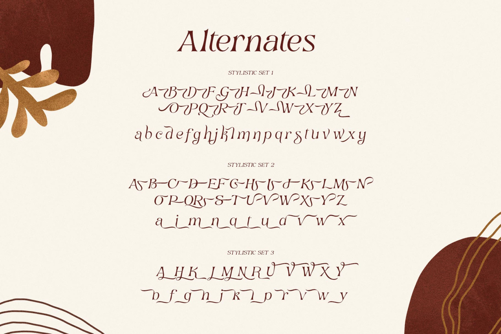 Mahony Browns Typeface Mahony Browns Typeface