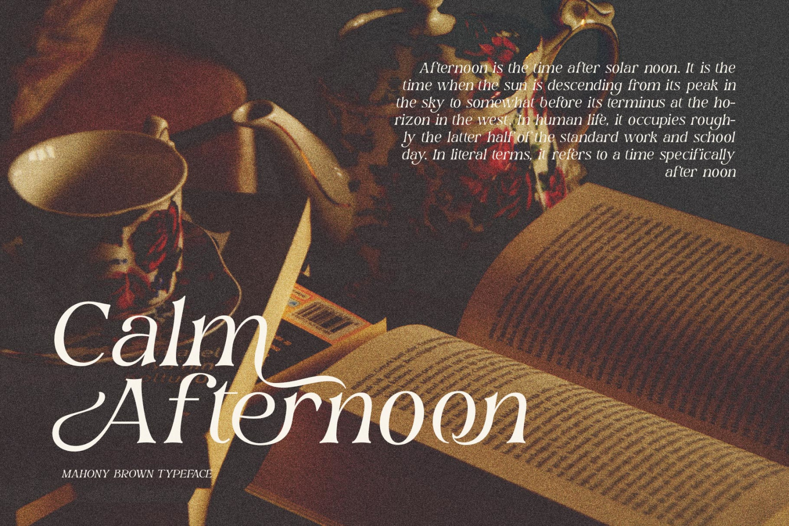 Mahony Browns Typeface Mahony Browns Typeface