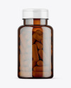 Amber Pills Bottle Mockup Amber Pills Bottle Mockup