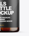 Amber Pills Bottle Mockup Amber Pills Bottle Mockup