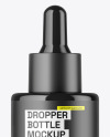 Glossy Dropper Bottle w/ Paper Tube Mockup