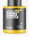 Matte Dropper Bottle w/ Paper Tube Mockup