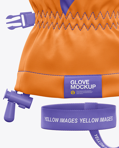 Snowboarding Glove Mockup