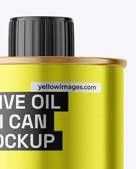 Olive Oil Tin Can Mockup