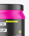 Matte Nutrition Jar Mockup Matte Nutrition Jar Mockup