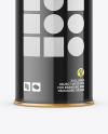 Glossy Olive Oil Tin Can Mockup