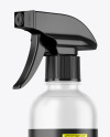 Frosted Plastic Spray Bottle Mockup