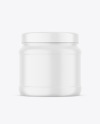 Matte Nutrition Jar Mockup