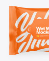 Matte Wet Wipes Mockup