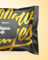 Matte Wet Wipes Mockup