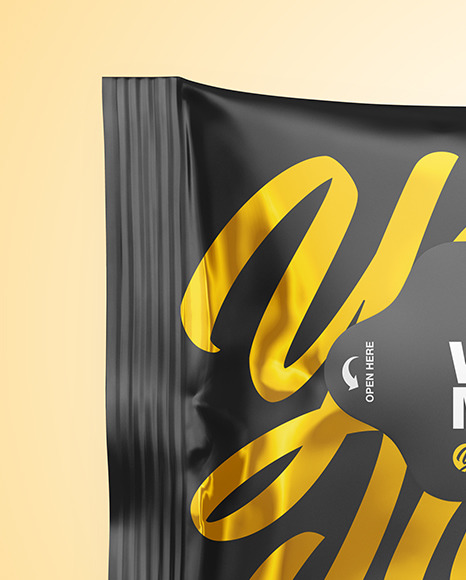 Matte Wet Wipes Mockup