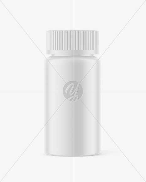 Matte Plastic Jar Mockup