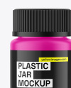 Matte Plastic Jar Mockup