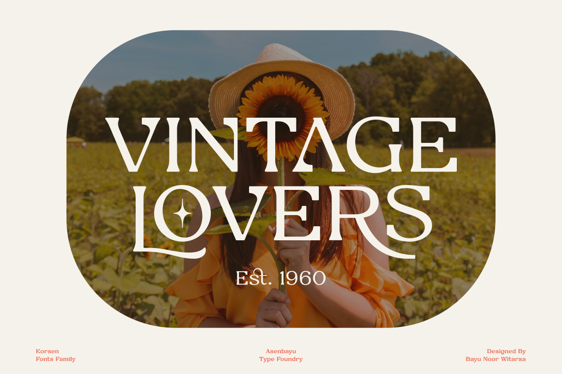Korsen - Multipurpose Fonts Family Korsen - Multipurpose Fonts Family