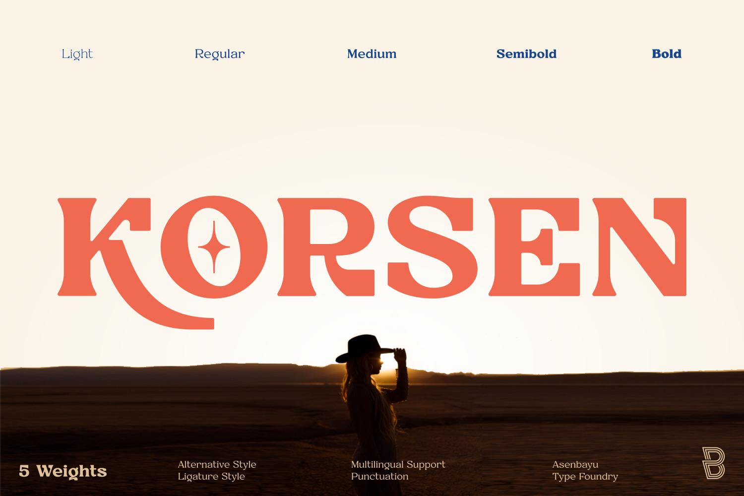 Korsen - Multipurpose Fonts Family