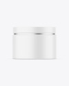 Matte Cosmetic Jar Mockup