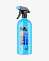 Glossy Plastic Spray Bottle Mockup