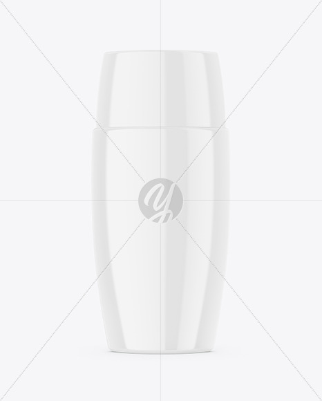 Glossy Cosmetic Bottle Mockup