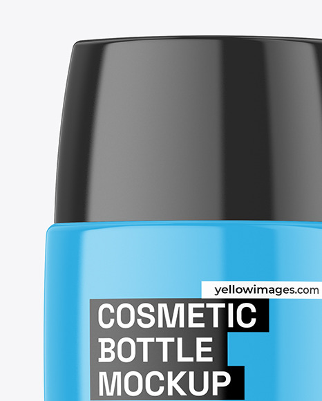 Glossy Cosmetic Bottle Mockup