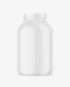 Glossy Nutrition Jar Mockup