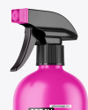 Matte Plastic Spray Bottle Mockup