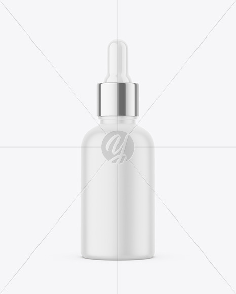 Matte Dropper Bottle Mockup