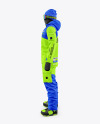 Snowboard Kit Mockup - Side View