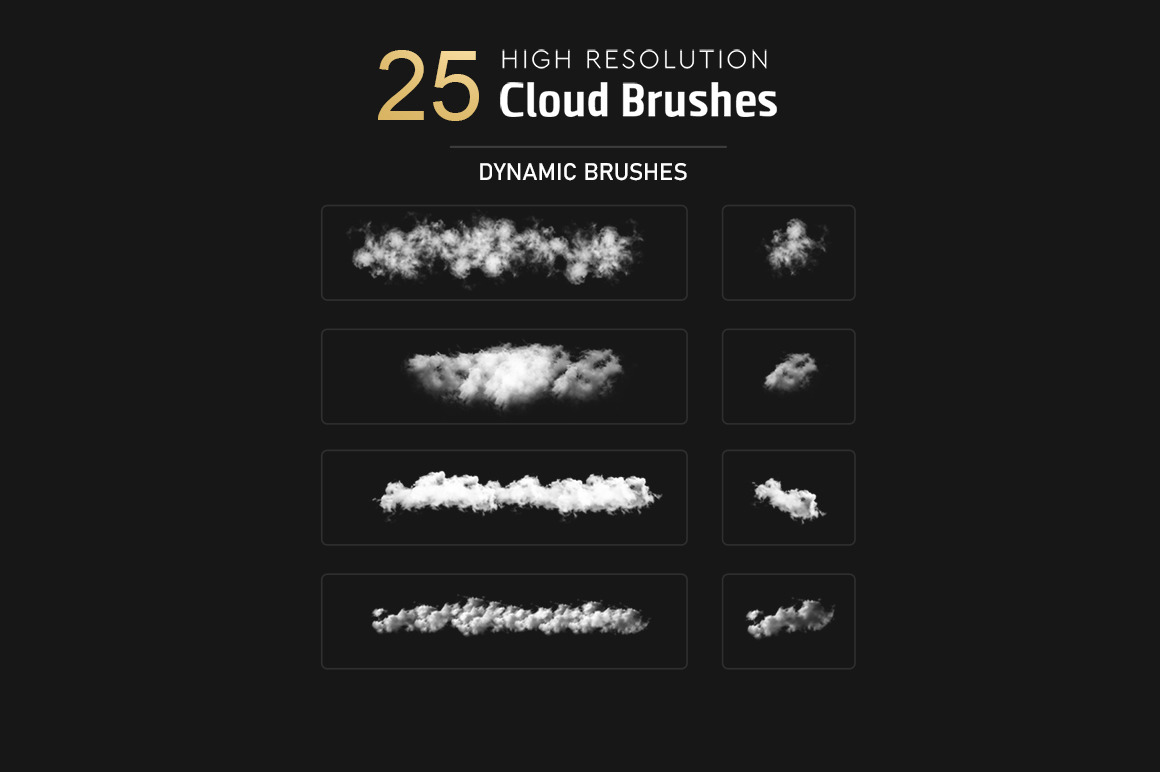 Photoshop Cloud Brushes