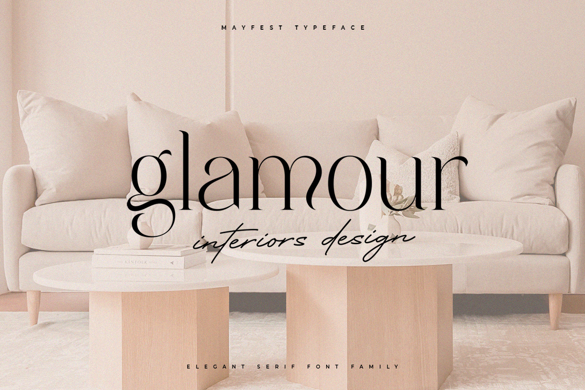 Mayfest | Elegant Serif Font Family