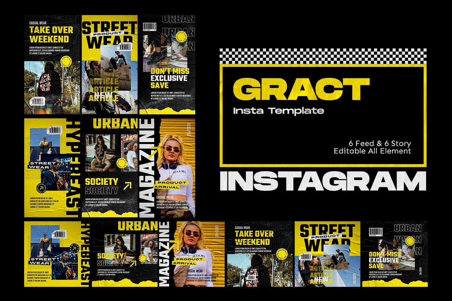 Gract Instagram Template