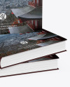 Hardcover Book w/ Matte Cover Mockup