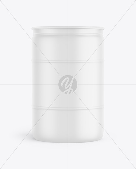 Plastic Barrel Mockup