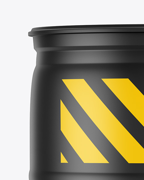 Plastic Barrel Mockup