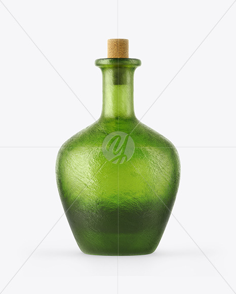 Vintage Bottle with Label Mockup