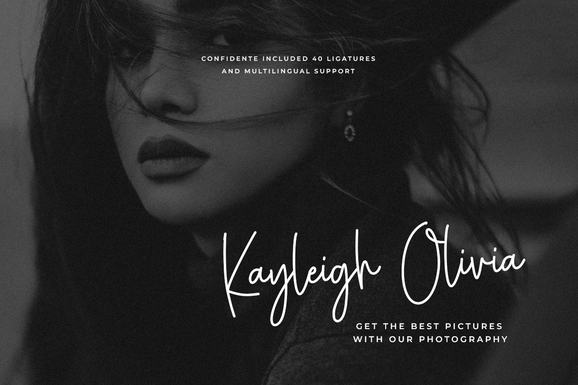 Confidente Signature Font Confidente Signature Font