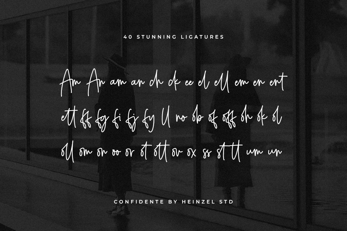 Confidente Signature Font Confidente Signature Font