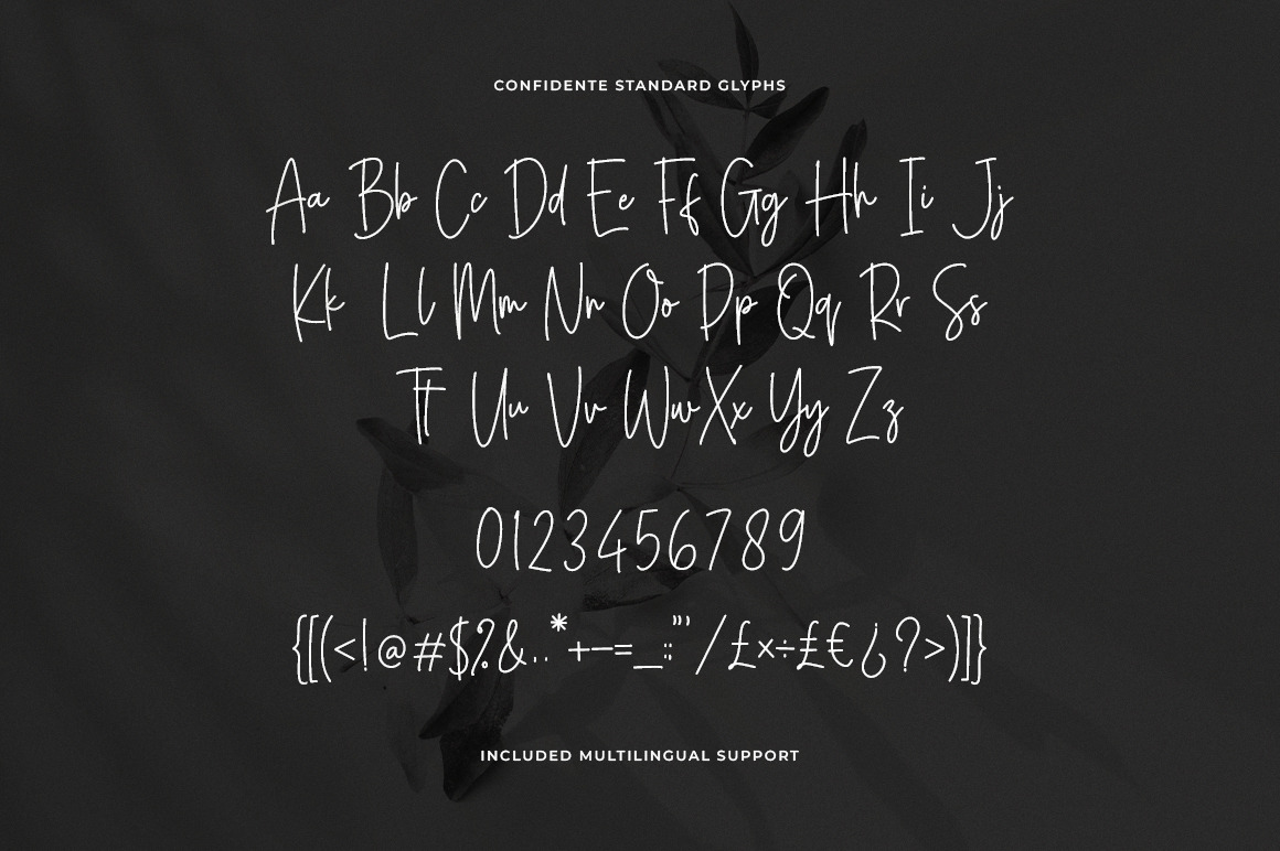 Confidente Signature Font Confidente Signature Font