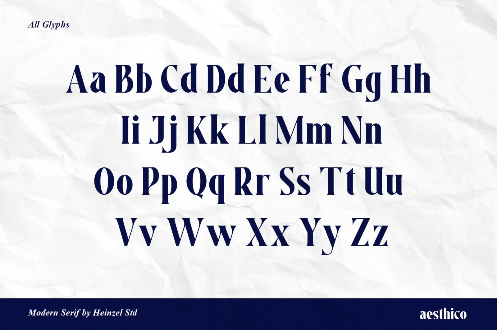 Aesthico - Modern Bold Serif Aesthico - Modern Bold Serif