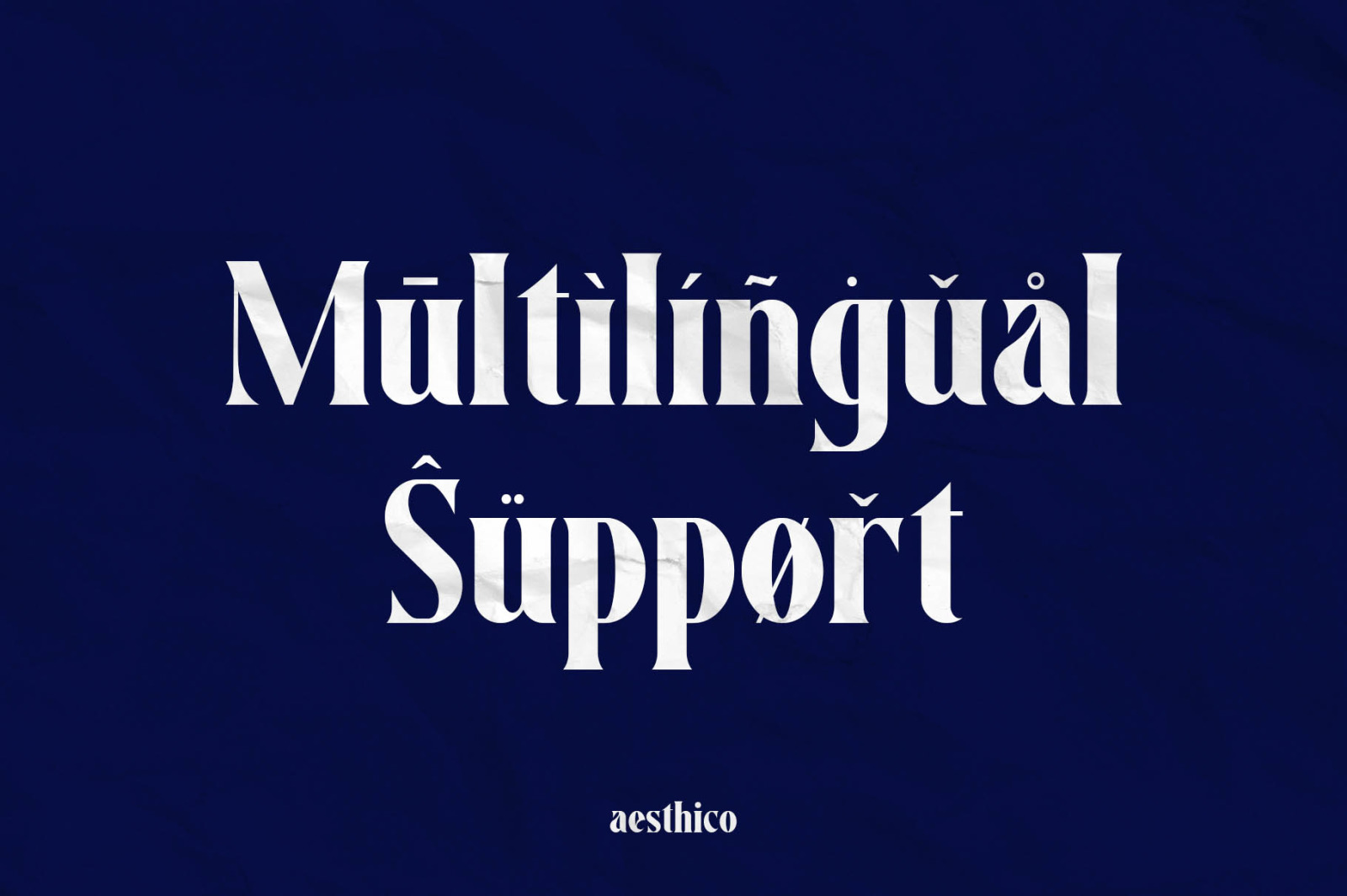 Aesthico - Modern Bold Serif Aesthico - Modern Bold Serif